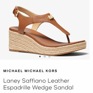 Michael Kors Wedge Sandals Size 7